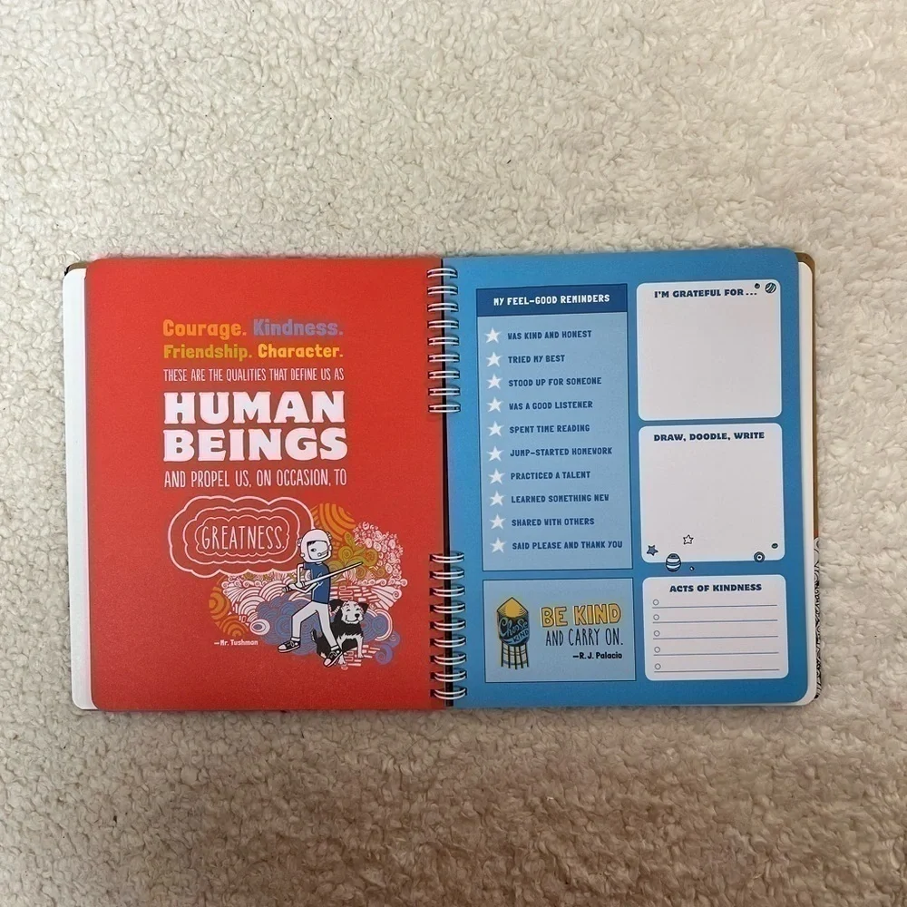 ☀️2/$14 Wonder School Planner A Week-at-a-Glance Kids' Planner w/Stickers Diary